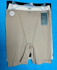 DANSKIN ALL DAY COMFORT SEAMSLESS SLIP SHORTS 3 PACK SIZE L - Picture 1 of 3