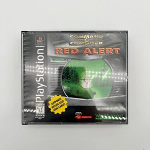Command And Conquer Alarmstufe Rot PS1 Playstation GETESTET Komplett Registrierungskarte - Bild 1 von 8