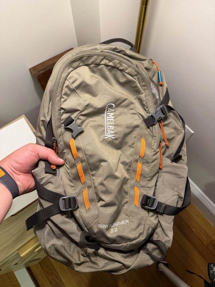 Camelback Rim Runner Backpack 22L Tan/Orange - Image 1 of 4