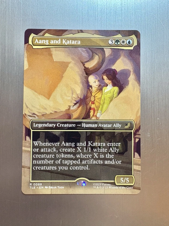 Aang And Katara - 69 - MTG Avatar: The Last Airbender - Borderless - Regular - Image 1 of 2