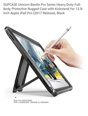 SUPCASE IPad Pro 12.9 2017 Case - Black - Image 1 of 4