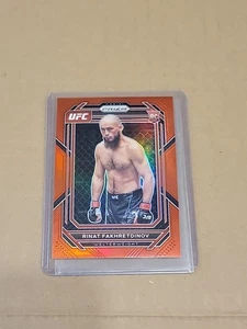 2023 Panini UFC Red Prizm 153/199 Rinat Fakhretdinov #116 Rookie Sleved TopLoad - Picture 1 of 6