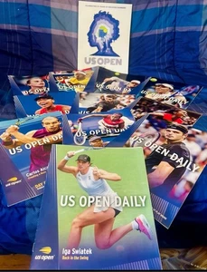 Complete Set Of (15) 2025 US Open Daily Tennis Programs Sabalanka Djokovic READ - Picture 1 of 15