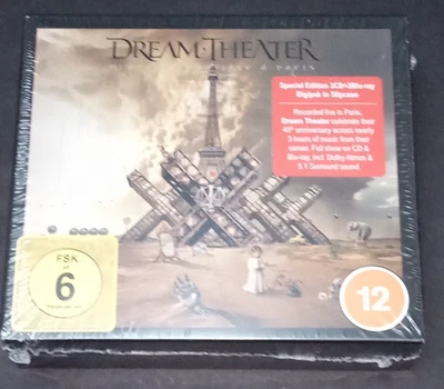 DREAM THEATER 3CD + 2 BLU-RAY QUARANTIEME - LIVE A PARIS - NEW & SEALED - Image 1 of 2