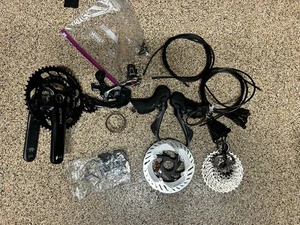 Shimano GRX RX820 Mechanical Group set 2x12 170 48/31 11-36 New Take Off - Picture 1 of 1