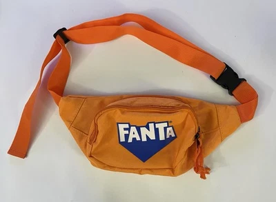 Riñonera Fanta Naranja Soda 2 Bolsillos Cremallera Cintura Naranja Correa Ajustable Foto 1 de 4