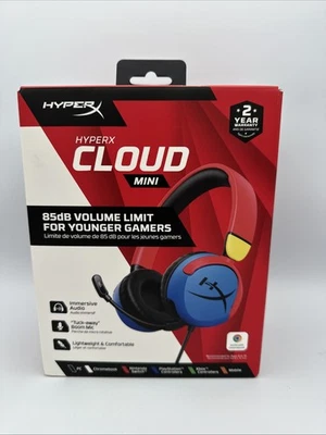 HyperX Gaming Headset For Kids With Volume Limit Red And Blue - Image 1 of 4
