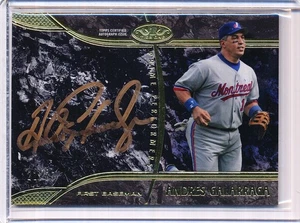 2016 TOPPS TIER ONE ANDRES GALARRAGA AUTO 21/25 - Picture 1 of 1