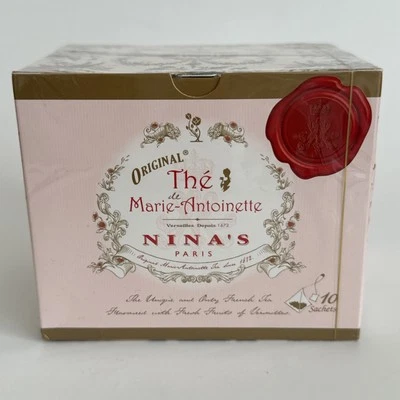 Nina's of Paris, Thé de Marie-Antoinette, 10 sobres de té franceses envueltos sellados Foto 1 de 4