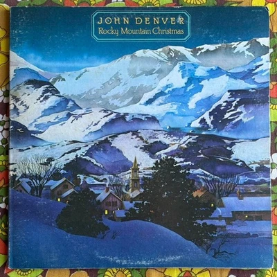 John Denver Rocky Mountain Christmas Vinyl LP Record RCA G+ Foto 1 de 3