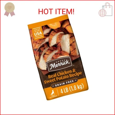 Merrick Premium Grain Free Dry Adult Dog Food, Wholesome And Natural Kibble With - Image 1 of 2