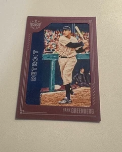 HANK GREENBERG 2021 Diamond Kings Plum Frame #8 - Picture 1 of 1
