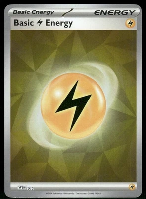 Basic Lightning Energy 012 Common Holo NM Pokemon SV07: Stellar Crown - Image 1 of 2