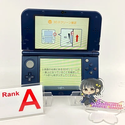 Console Nintendo nuova 3DS LL XL blu metallizzato A Rank solo giapponese 032 - Immagine 1 di 4
