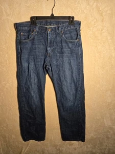 Levi’s 569 Men Loose Straight Jeans Blue Denim Water LESS 32/30 Classic Fit 230 - Picture 1 of 10