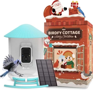Netvue by Birdfy Smart Feeder mit Kamera Solar Power, blau - Bild 1 von 12