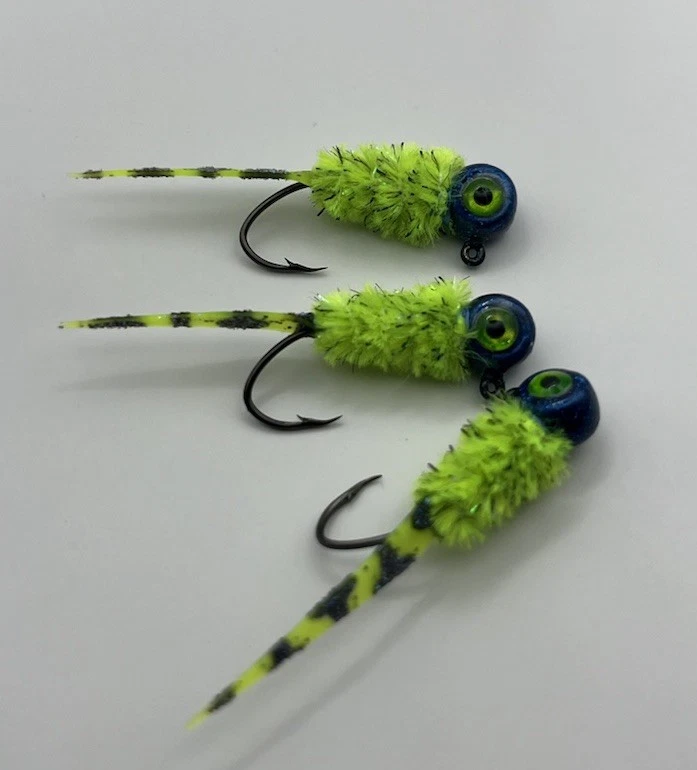 Plantillas de mierda atadas a mano zafiro y losa cola de cuña 1/16 onza nuevas Foto 1 de 1