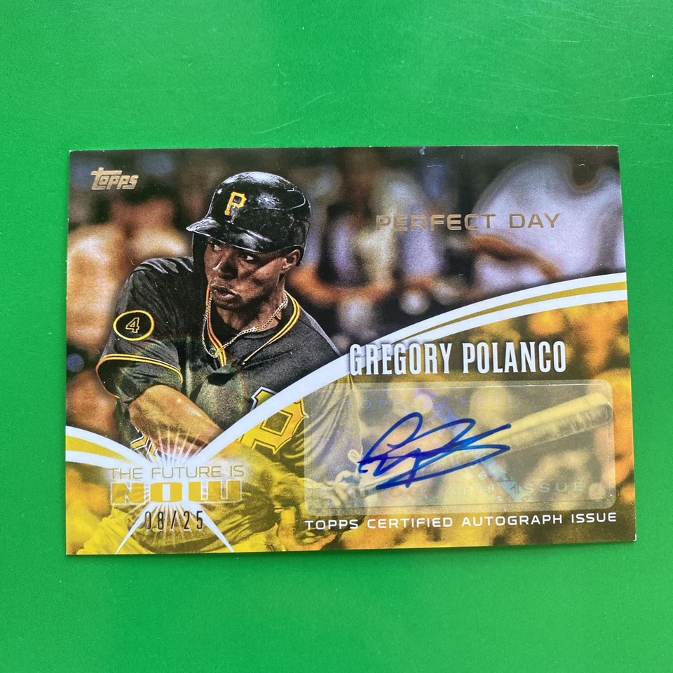 Gregory Polanco 2014 Topps The Future Is Now RC Auto Card #FNA-GP1 LTD #8/25 - Image 1 of 3