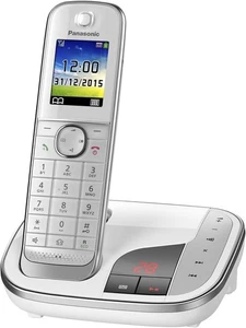 Panasonic KX-TGJ320GW DECT Farb-LCD Telefon langlebiger Akku Anrufbeantworter - Bild 1 von 1