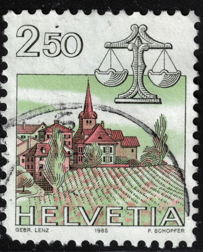Switzerland - 1985 - 2.50Fr - Definitive Issues - #18239 - Image 1 of 1