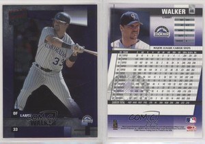 2002 Donruss Best of Fan Club National Convention Embossing /5 Larry Walker HOF