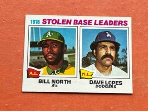 1977 TOPPS #4 STOLEN BASE LEADERS DAVEY LOPES NR/MINT SHIPS FREE IN NEW TOP LOAD - Picture 1 of 2