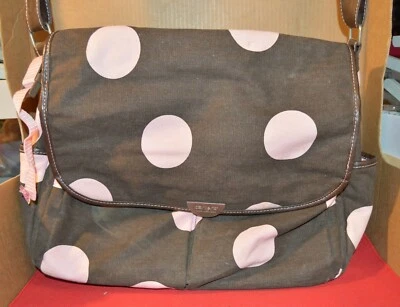 Bolso de Pañales Carters Marrón y Rosa Grande Lote de Bolsillos Correas para Cochecito Nuevo sin Etiquetas Foto 1 de 4