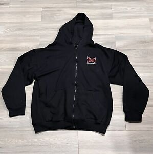 Vintage Tapout Hoodie Full Zip Mens Large Black Inyaface.com MMA UFC