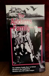 The Addams Family 1964 Old TV Show VHS Used 1st Edition Goes To School Morticia - Picture 1 of 3