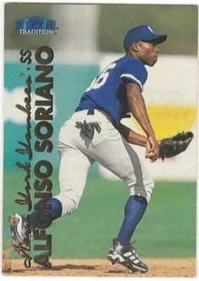 ALFONSO SORIANO RC 1999 Fleer Tradition Update #U-5 ROOKIE Yankees  ID:11293 - Image 1 of 2