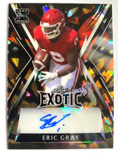 2023 Leaf Exotic Butterfly Crystals #EG1 Eric Gray Autograph RC #1/2