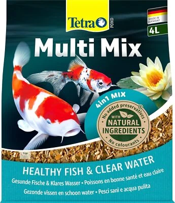 Tetra Pond Multi Mix Hauptfutter Futtersticks Teichfische Gartenteich 4 L