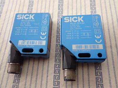 SICK -- Photoelectric proximity sensor -- Qty of 2 -- WT12-2P430 --  WL12-2P430 - Image 1 of 4