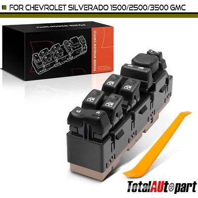 Window Switch for Chevrolet Silverado 1500/2500/3500 GMC Sierra 1500 Front Left - Image 1 of 4