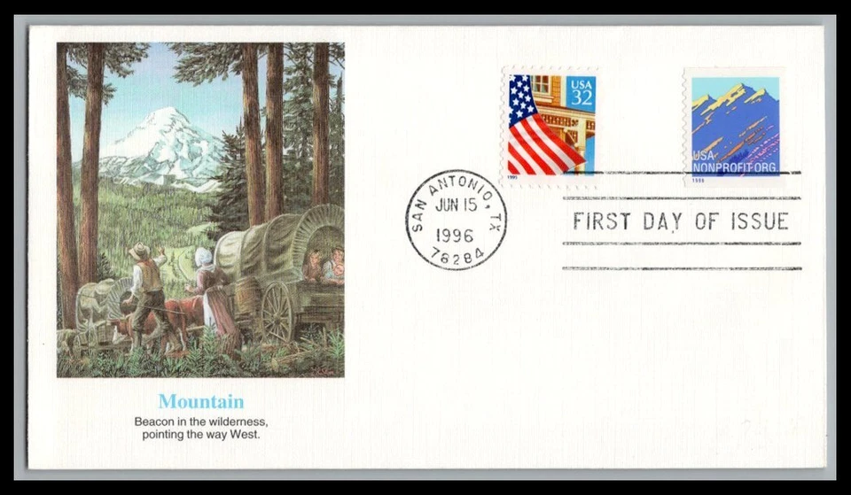 US FDC # 2904A (5c) Mountain Fleetwood 35231  1996, 9p2996 - Image 1 of 1