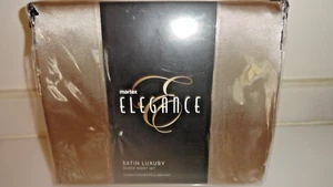 NEW Martex Elegance Satin Luxury QUEEN Size Sheet Set Champagne color-No Pillowc - Picture 1 of 6
