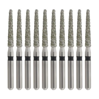 LANJING Dental Diamond Burs FG 850/016SC Round End Taper Super Coarse Grit Friction Grip