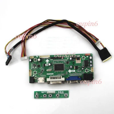 Para LG 17.3" LP173WD1 1600X900 Panel HDMI VGA DVI LED LCD Controlador Placa Kit Foto 1 de 4