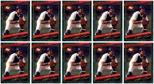 (10) 1994 Post Cereal Baseball #1 Mike Piazza Dodgers Baseball Card Lot