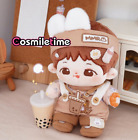 Cute Bear Bubble-tea Plush 20cm Doll Clothes Clothing Outfits Dress Up Cosplay