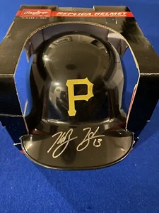 Ke’Bryan Hayes Signed Rawlings Mini Helmet Pittsburg Pirates Beckett BAS - Picture 1 of 6