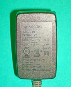 Original OEM PQLV219 Panasonic AC/DC ADAPTER 6,5 V 500 mA A6,8 - Bild 1 von 4