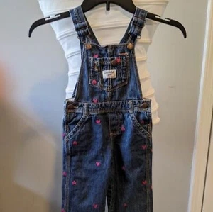 Denim corazón bordado OshKosh genuino talla 2T - Imagen 1 de 3