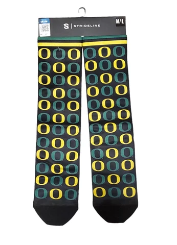 Oregon Ducks Dress Socks University Strideline Lincensed Wear Cover