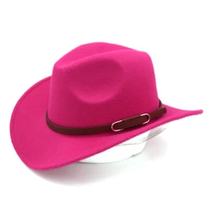 Cute Kids Junior Western Boys Cowboy Hat Equestrian Girls Cowgirl Cap 54cm - Picture 1 of 20