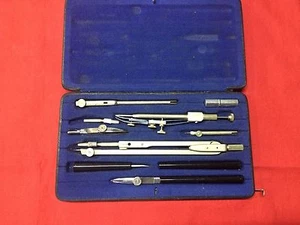 GERMAN ORIGINAL RICHTER PRECISION COMPASS DRAFTING TOOLS COMPASSES PVA PROFESSI - Picture 1 of 7