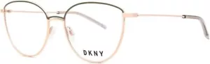 New DKNY Rx Eyeglasses Frame - DK1027 310 - Slate Sage/Rose Gold (53-17-135) - Picture 1 of 5