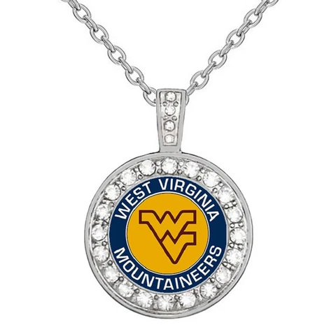 West Virginia Mountaineers Womens Sterling Silver Necklace Jewelry Gift D18 Cover