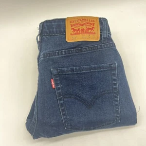 Levi Strauss Youth Jeans 511 12 Regular 26x27 Dark Blue Jeans Straight - Picture 1 of 6