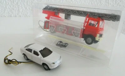 Mercedes Bomberos Y Audi 100 Iluminado Luz Azul Luz Diurna - Imagen 1 de 2